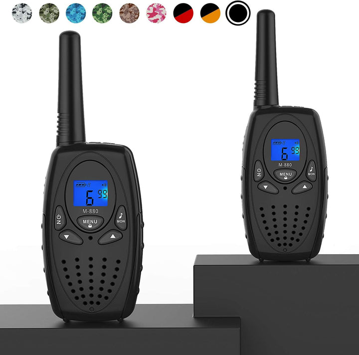 Walkie Talkies para adultos, Topsung M880 FRS Radio bidireccional d...