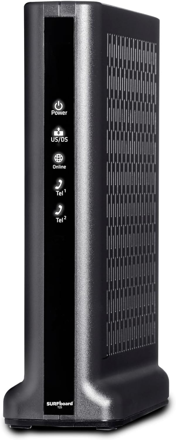 T25 Surfboard Cable Modem DOCSIS 31800 Mbps Max Servicio