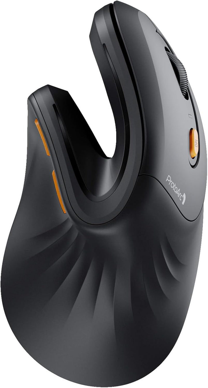 ProtoArc Ratón ergonómico, EM11 NL Bluetooth recargable inalámbrico...