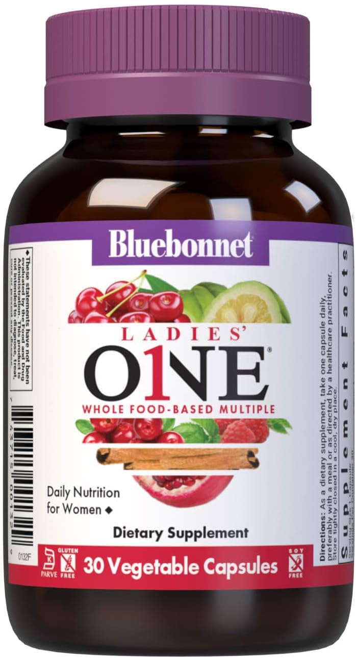 Bluebonnet Nutrition Ladies One - Cápsula vegetal orgánica, aliment...