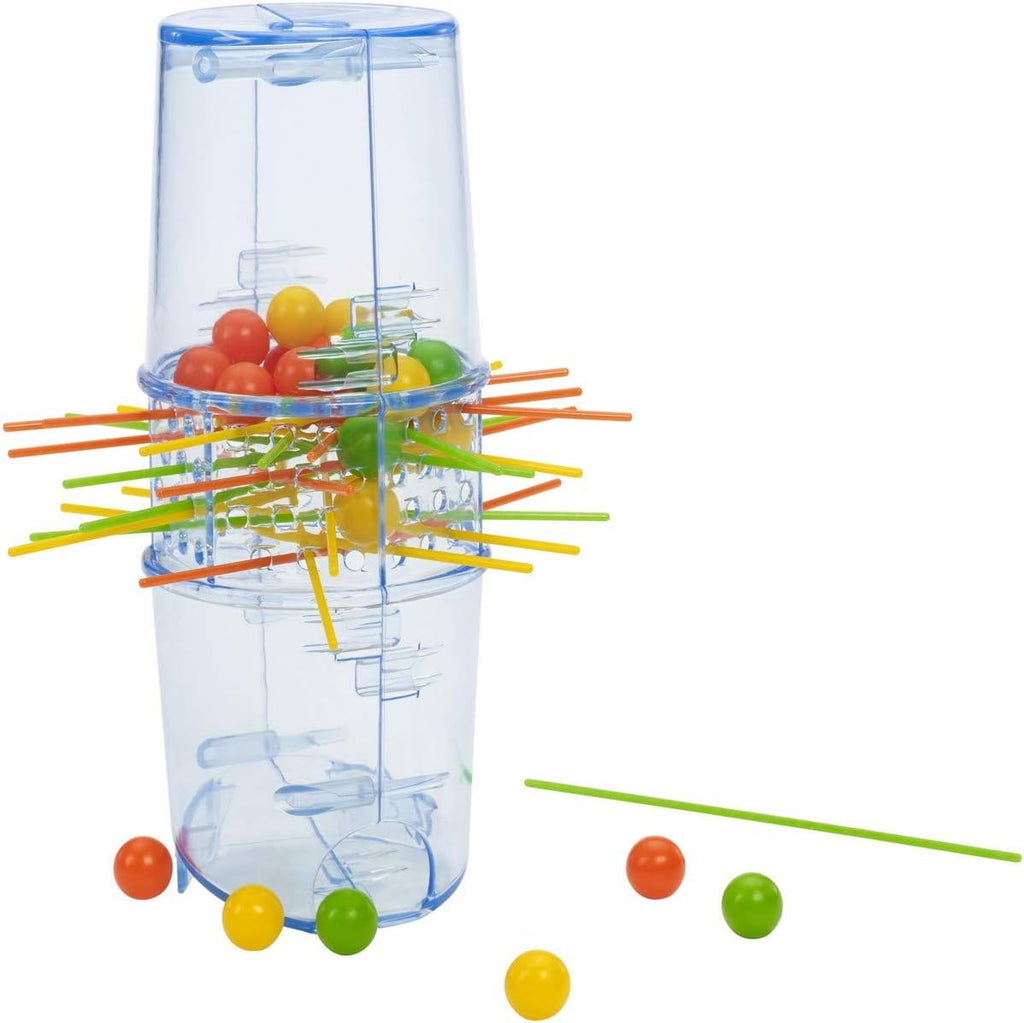 Mattel Games Fast Fun Blokus/Kerplunk, juego para dos jugadores, tiempo de juego aprox. 15 minutos, edad 5+