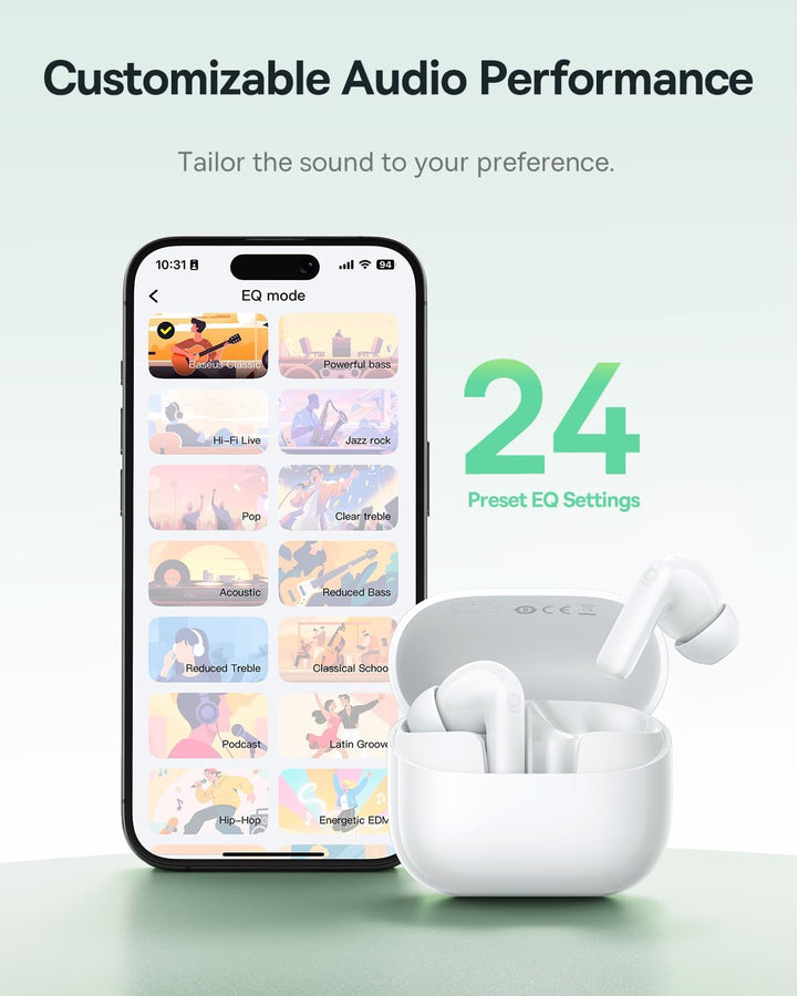 Baseus - Auriculares inalámbricos BP1 NC híbridos con cancelación a...