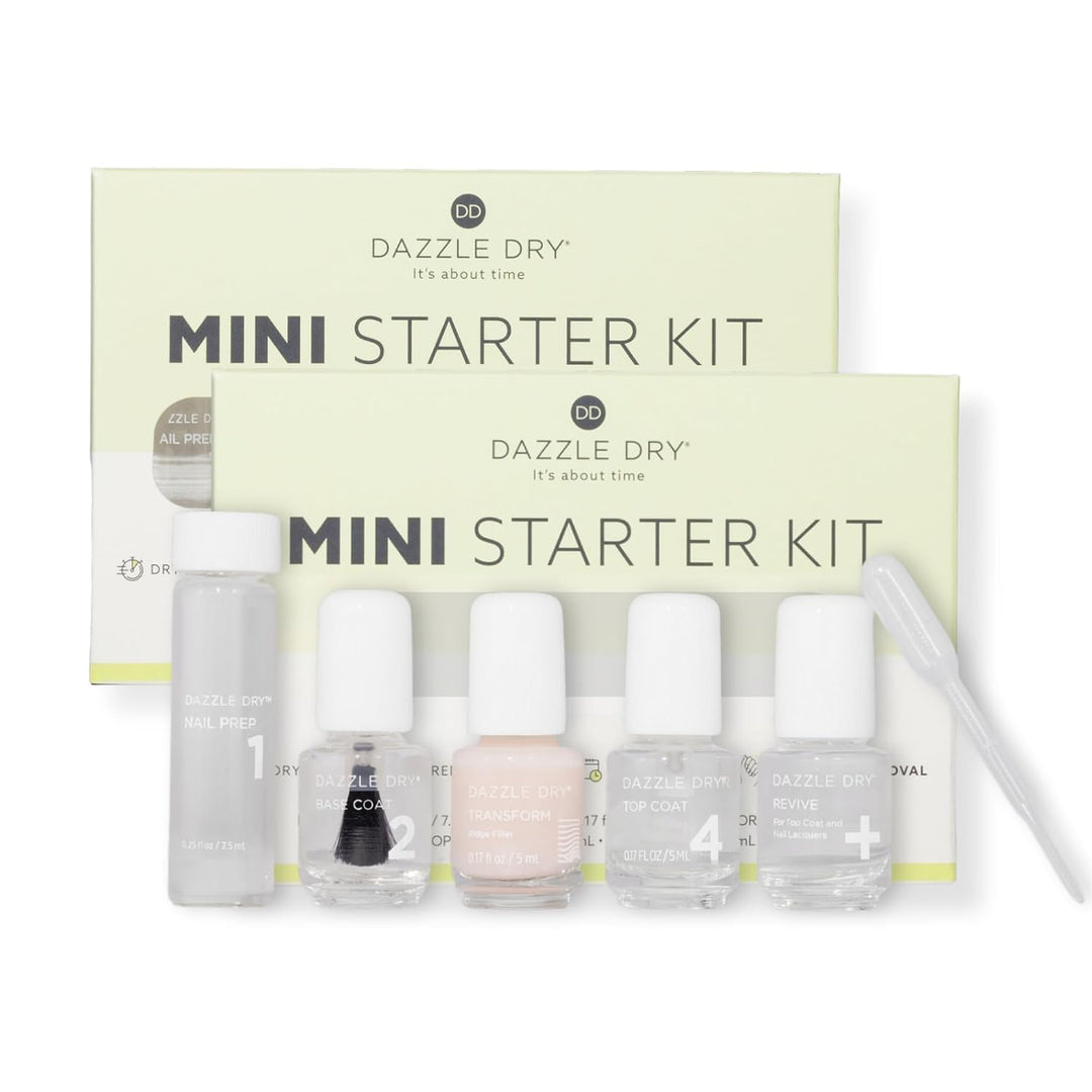 Dazzle Dry Kit completo de iniciación | Paso 1 - Preparación de uña...