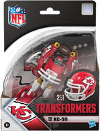 Transformers NFL Kansas City Chiefs KC-59, figura de acción