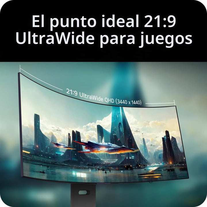 LG Ultragear 39GX900A-B 39\u201D OLED Monitor Curvo WQHD para Video...