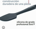 UpGood Juego de espátulas de silicona de 600 °F – Antiadherentes de alta resistencia al calor, espátulas de cocina pequeñas y grandes – Utensilios de cocina flexibles sin BPA de grado profesional –
