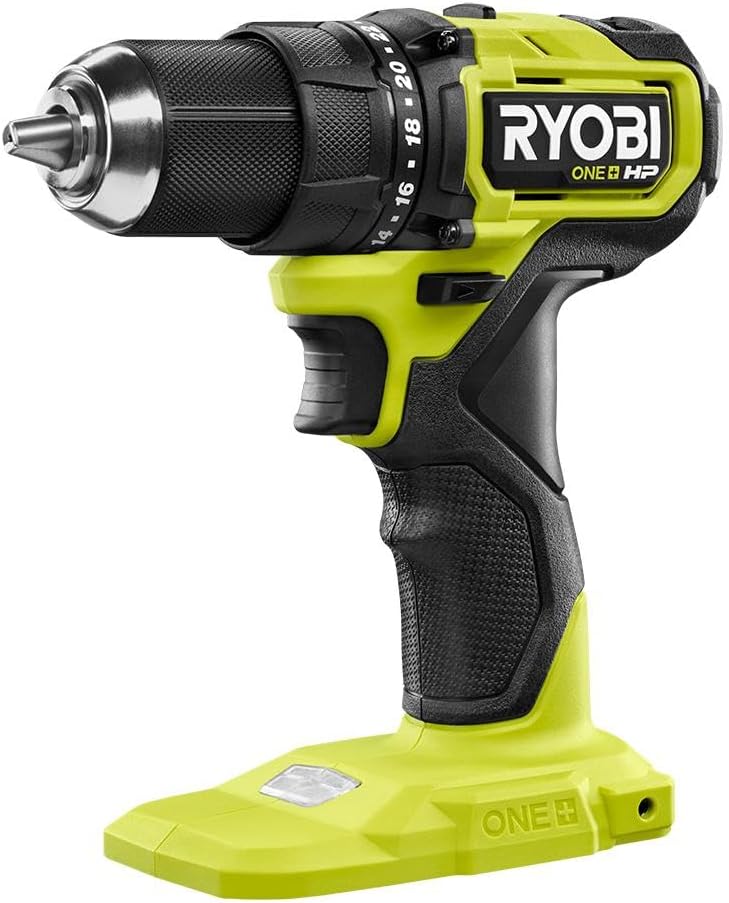 RYOBI 18V ONE+HP Compacto Sin Escobillas 1/2" Taladro/Driver Kit Con Batería Y Cargador
