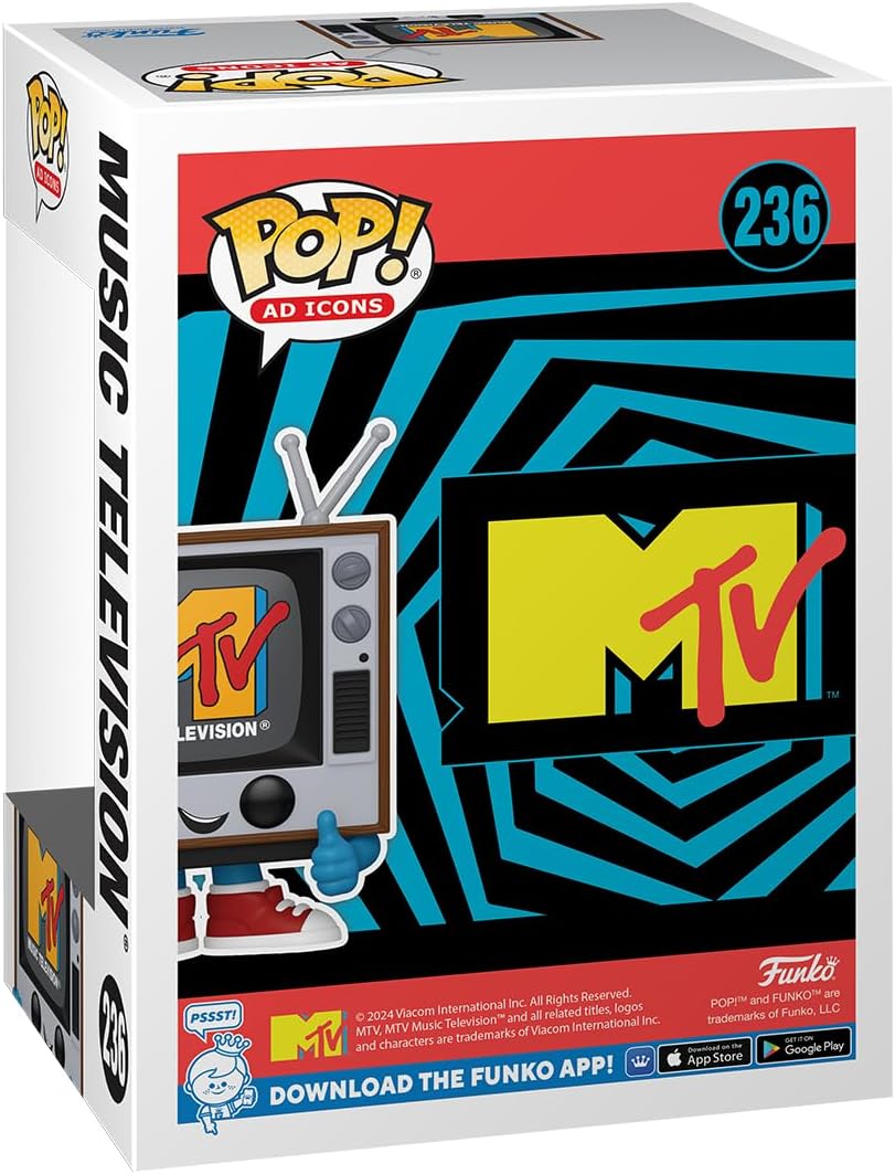 Funko POP! Iconos de anuncios: MTV - Logotipo de MTV - Figura de vi...