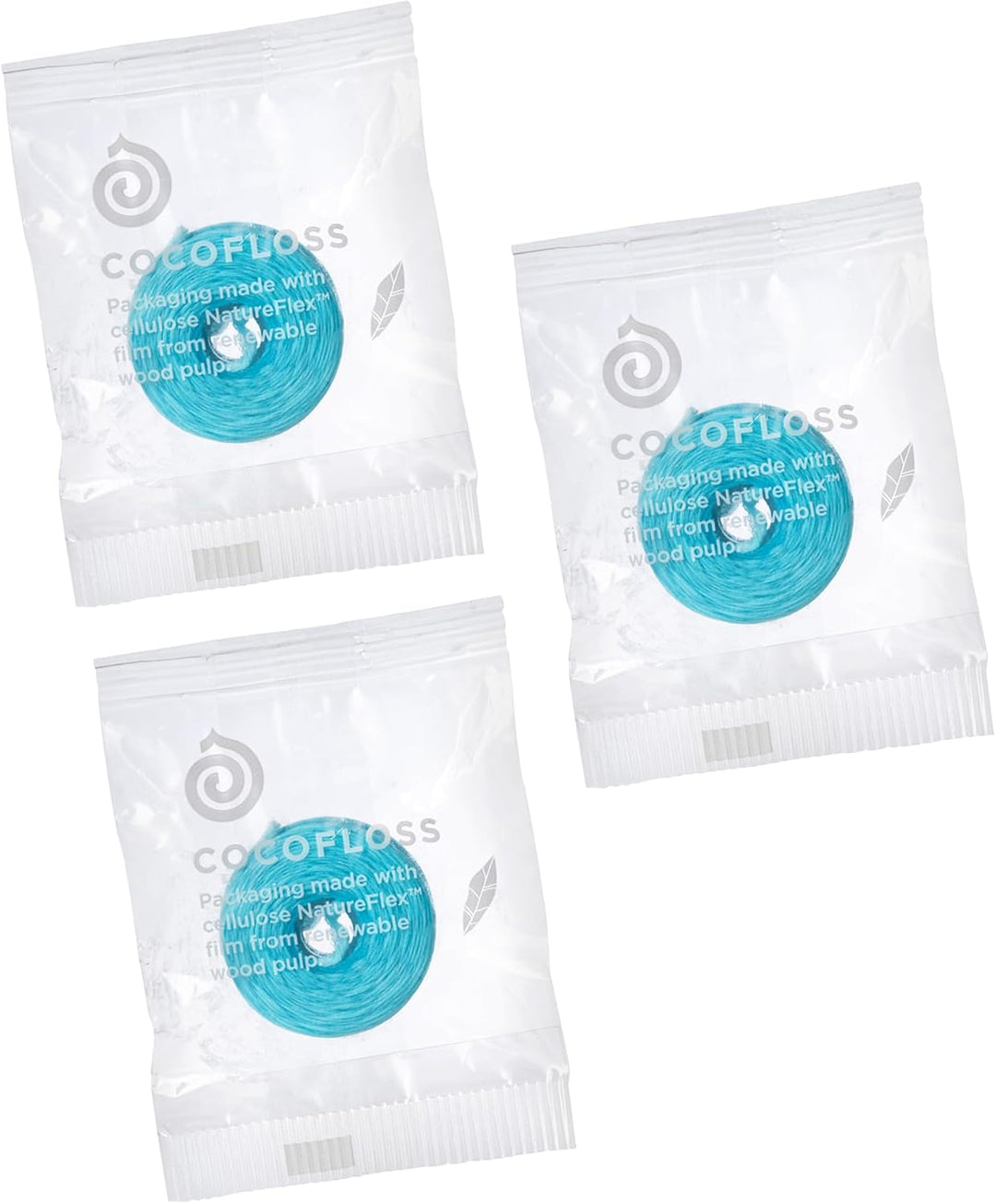 Cocofloss Hilo Dental Tejido, Juego de Recargas, Cuidado Bucal Dise...