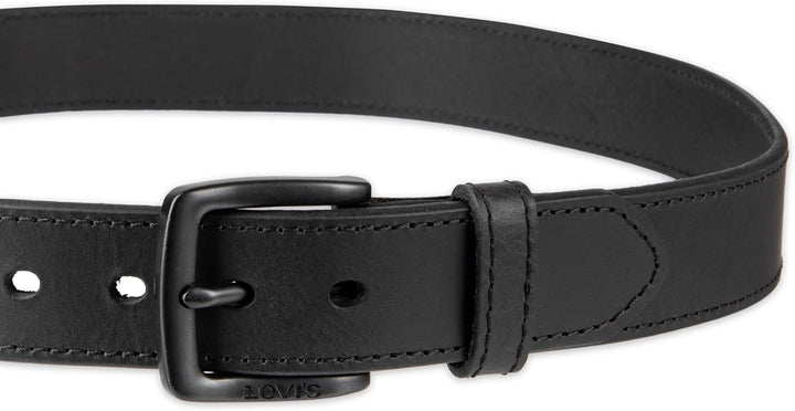 Levi's Cinturón de cuero casual para hombre, correa clásica par...