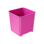 Cubo de basura grande gris para automóvil, a prueba de fugas, con clip para tapete de suelo, base antideslizante, contenedor de basura portátil para automóvil, SUV, camión o camioneta