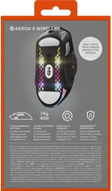 SteelSeries Aerox 5 Wireless - Ratón Gaming RGB Holey - Diseño Ultr...