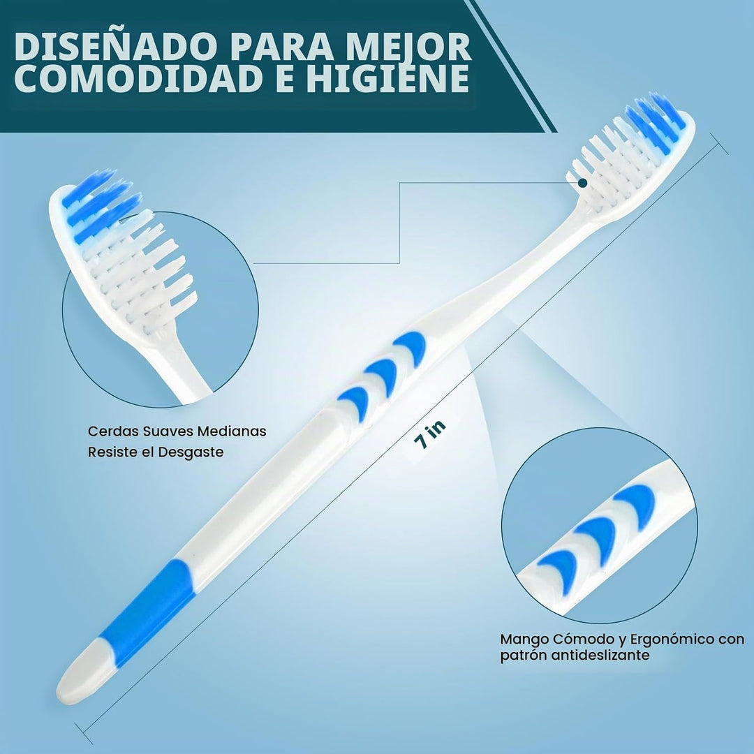 Navona Paquete de 150 cepillos de dientes envueltos individualmente...