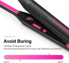 Terviiix Plancha plana tipo lápiz, planchas pequeñas para cabello