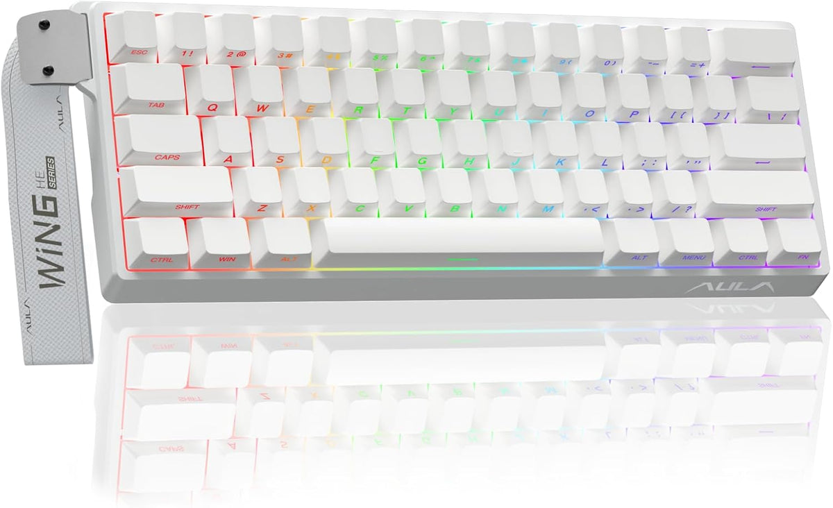 Aula WIN60 HE - 60% Teclado mecánico para juegos con cable, interru...