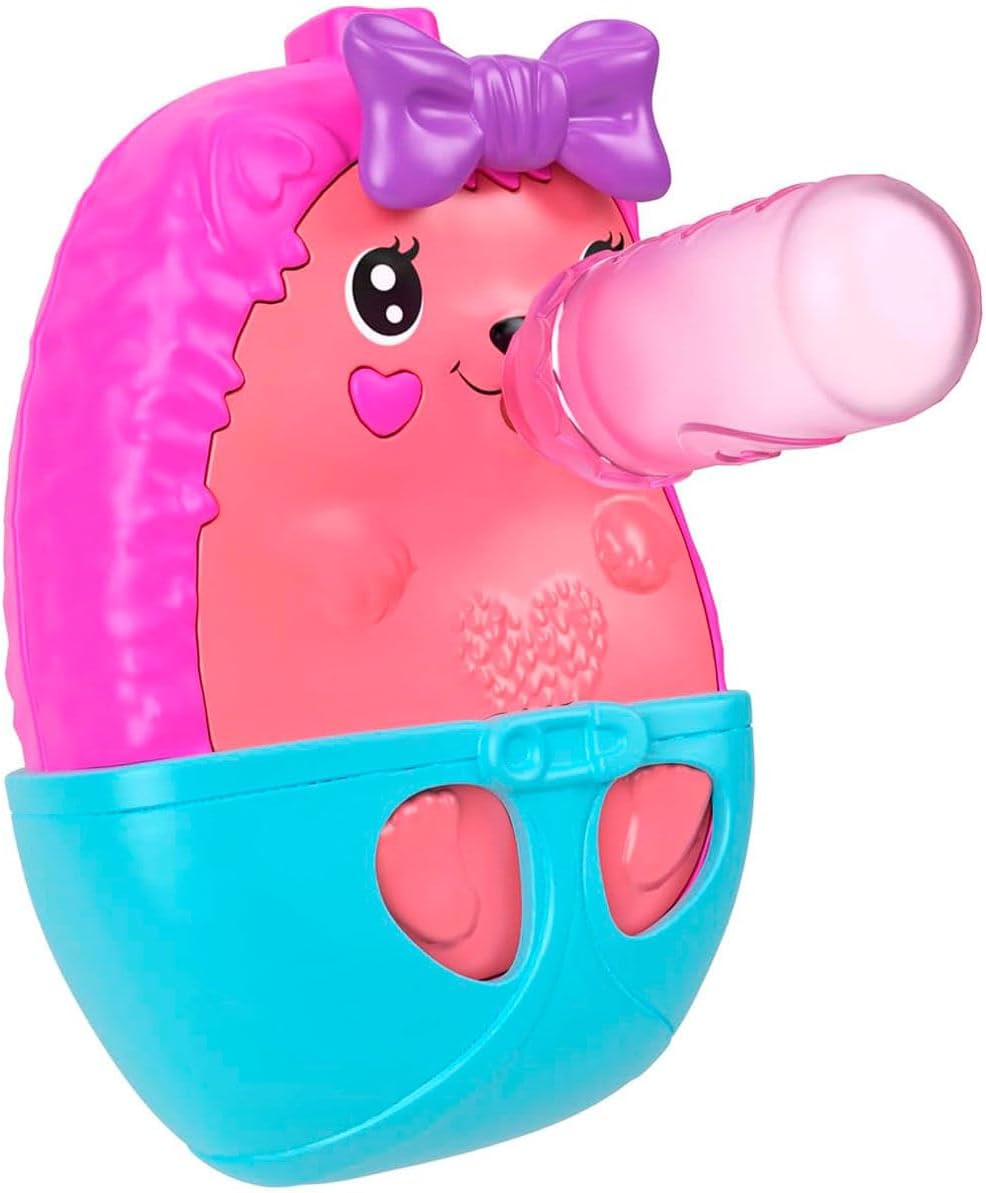 Polly Pocket 2 en 1 erizo para mamá y bebé portátil compacto
