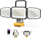 Luz de trabajo LED compatible con batería DeWalt 20V, 150W 15000LM
