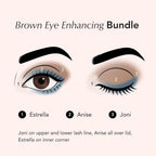 Thrive Causemetics - Sombra de ojos brillante en barra, color marrón, Marrón Bold