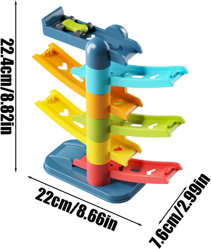 Juego de rampa de coche viejo juguete de vehículo de