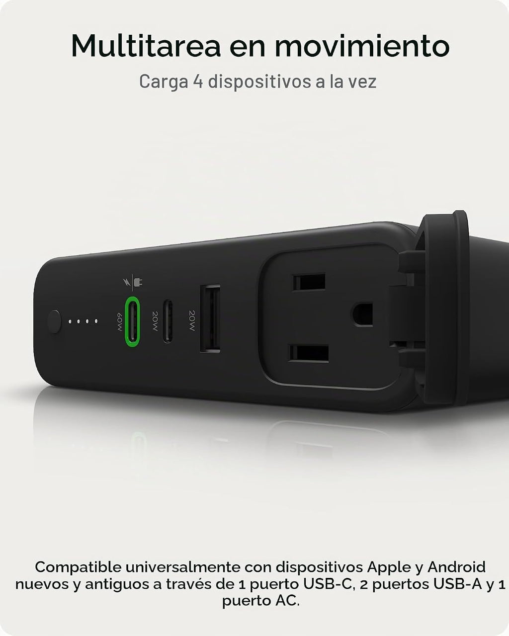 Mophie Powerstation pro AC (Gen 2) - Batería externa de 27,000 mAh