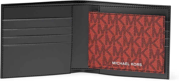 Michael Kors Cartera Billetera con pasaporte para hombre Greyson