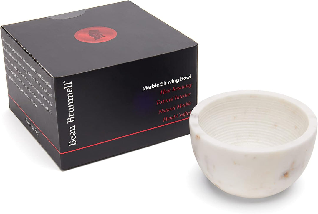 Beau Brummell El cuenco de jabón de afeitar original de mármol hech...