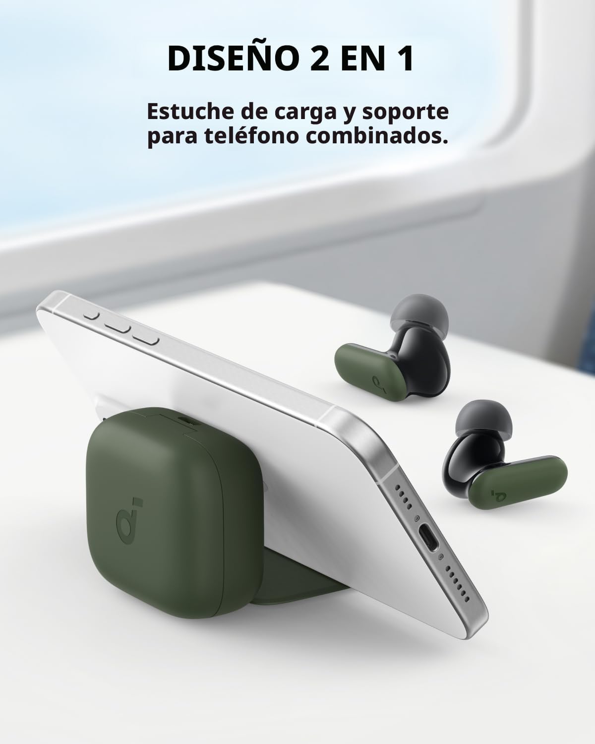 Soundcore Auriculares con cancelación de ruido P30i by Anker, Verde