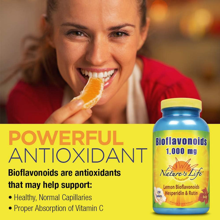 Nature's Life Bioflavonoides de limón 1000 mg y paquete Mighty Mini...