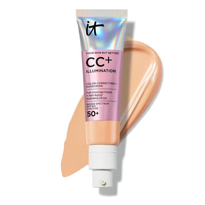 IT Cosmetics CC+ Cream Illumination - Base radiante de cobertura co...