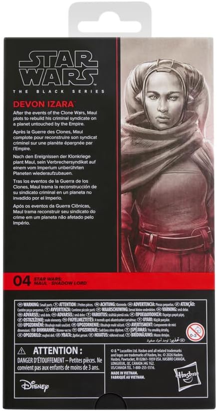 STAR WARS The Black Series Devon Izara, Maul - Shadow Lord - Figura...