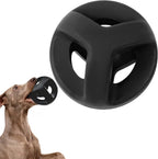 Fida Pelotas de goma natural para perros masticadores agresivos, juguetes duraderos para masticar perros grandes, juguetes interactivos de buscar y tira y afloja para razas medianas y grandes, no