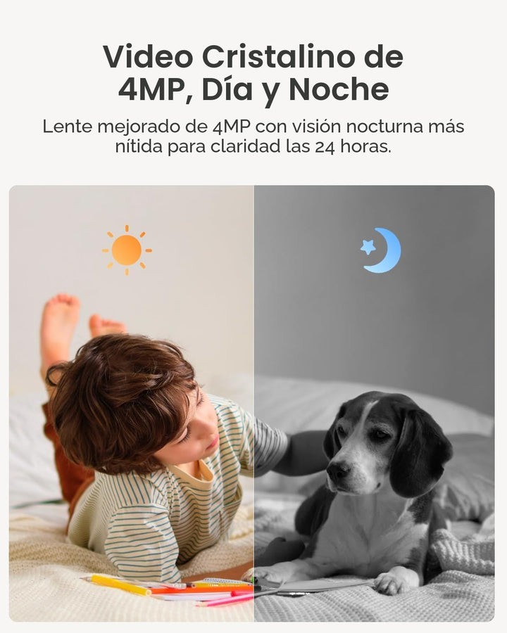 REOLINK Sistema de cámara de seguridad para el hogar, 3MP HD Plug-i...