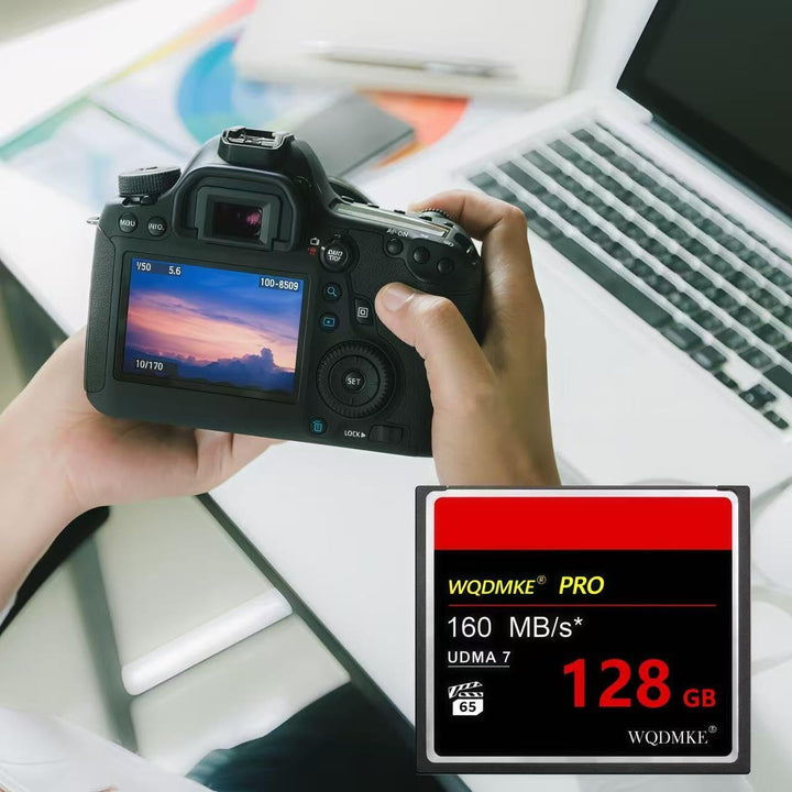 Tarjeta de memoria CF128GB UDMA acelera la tarjeta de