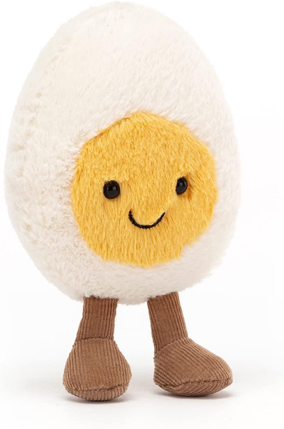 Jellycat Amuseables Huevo Hervido Feliz Juguete de Peluche, Pequeño...