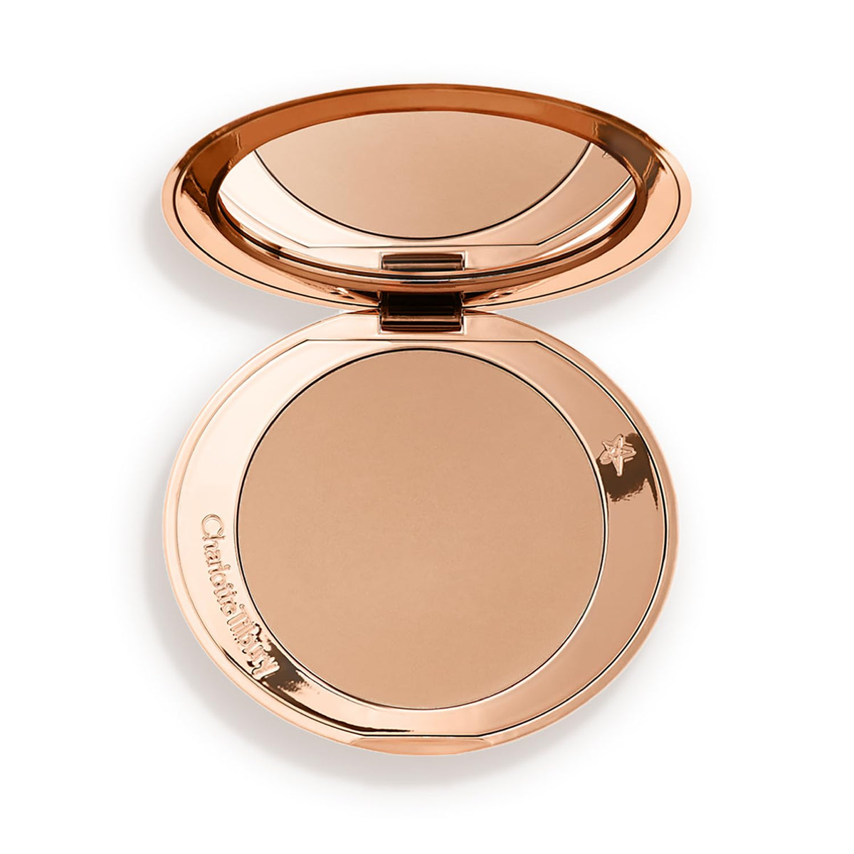 Charlotte Tilbury Airbrush Matte Bronzer, Tamaño completo, 1 Feria - bronce suave natural