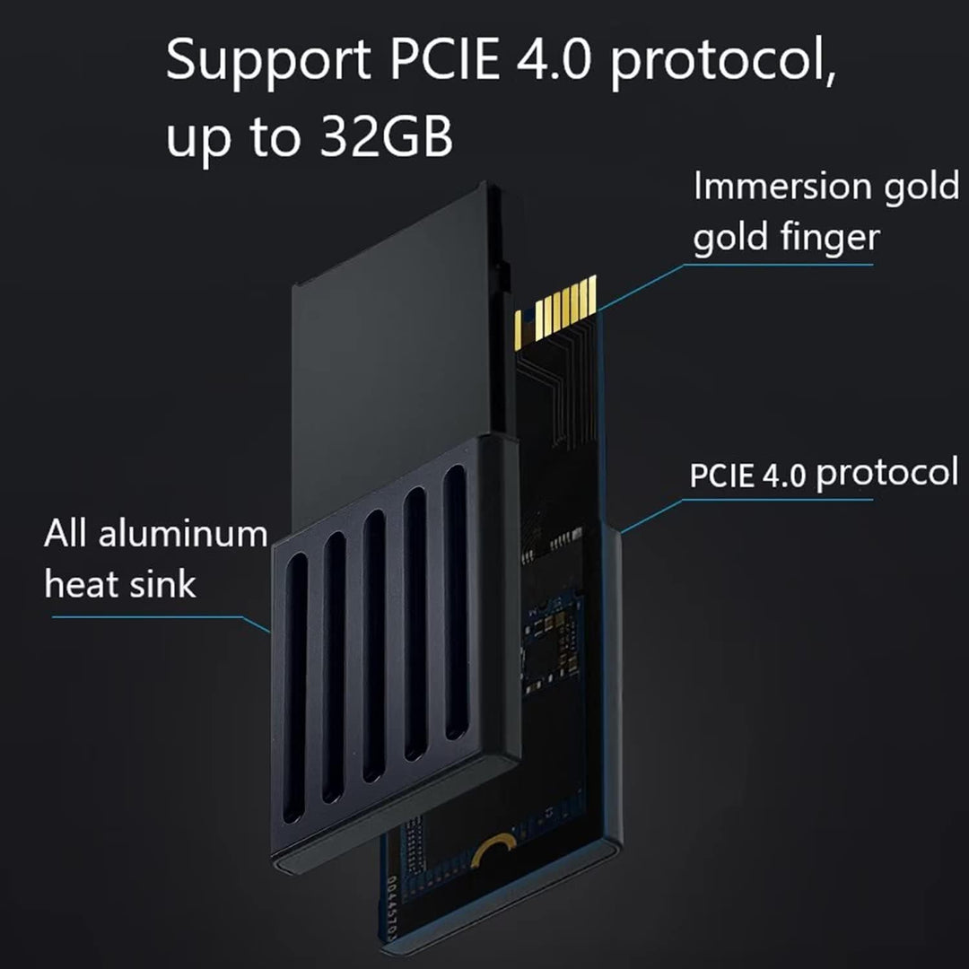 Tarjeta de expansión de almacenamiento Tianken de 1 TB NVMe SSD de...