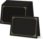 Soportes para certificados negros (paquete de 30), cubiertas de diploma