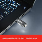 SanDisk Unidad flash USB 3.2 Gen 1 Ultra Luxe de 256 GB