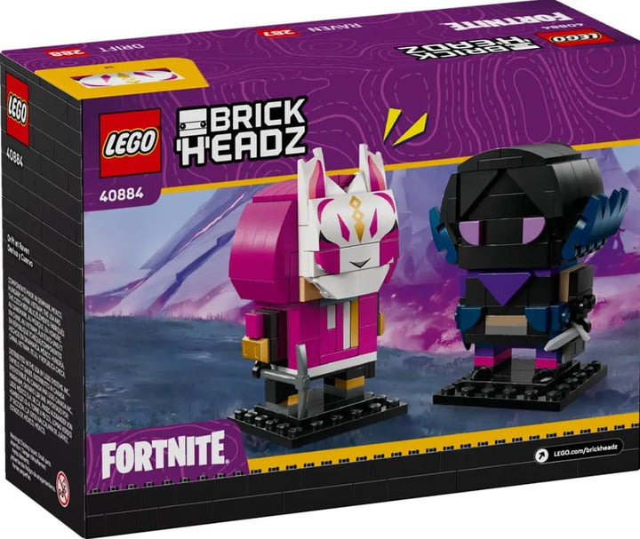 LEGO 40884 Fortnite BrickHeadz Figure Drift &amp; Raven
