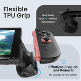 Switch 2 Case PC Front Cover Dockable TPU Ergonomic Grip