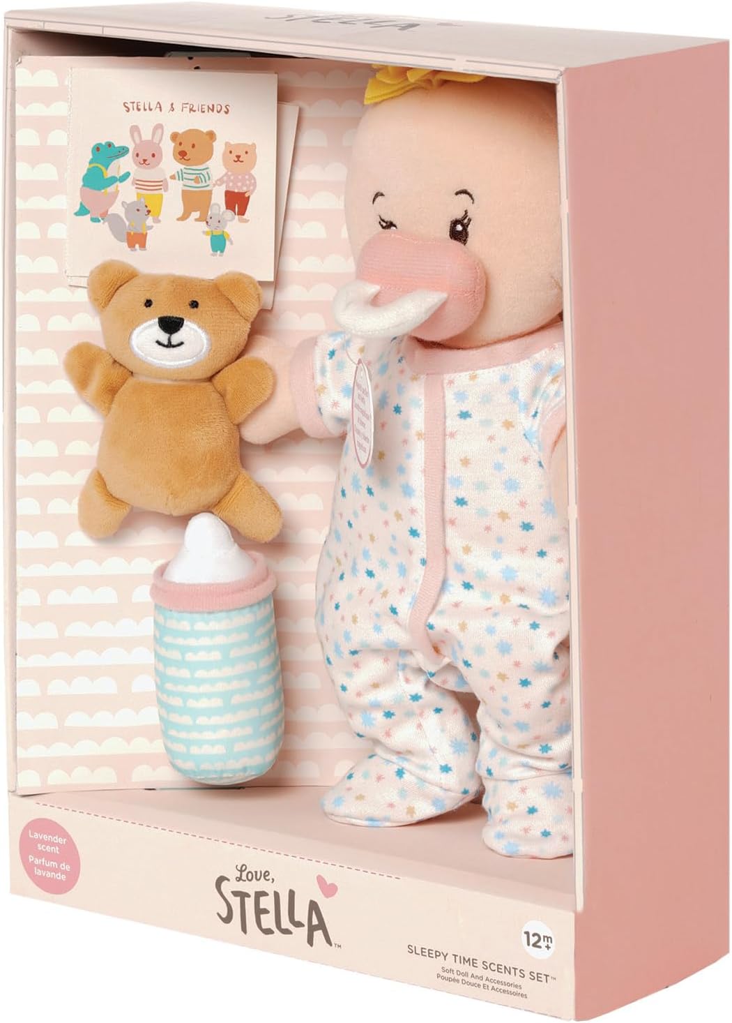 Set de muñecas de bebé suave Manhattan Wee Baby Stella, Sleepy Time...