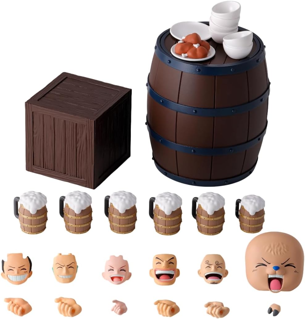 TAMASHII NATIONS - One Piece - Set de Fiesta - La Tripulación del Sombrero de Paja - Figura de Acción S.H.Figuarts