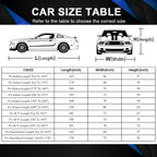GUNHYI - Cobertor para automóvil para todo tipo de clima, impermeable, ajuste universal, para modelos sedán