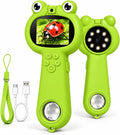 Microscopio para Niños de 2'' con Autoenfoque, 4K con Doble Lente, Microscópico de Mano para Niños