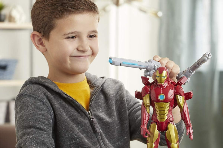 Avengers Marvel Titan Hero Series Blast Gear Iron Man Figura de acc...