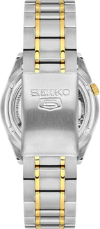 Seiko Reloj 5 Plata/Oro SNKL47K1, Plateado/Dorado, Reloj analógico, cuerda automática