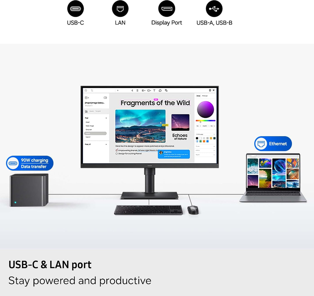 Samsung Monitor de alta resolución de la serie ViewFinity S8 (S80HF...