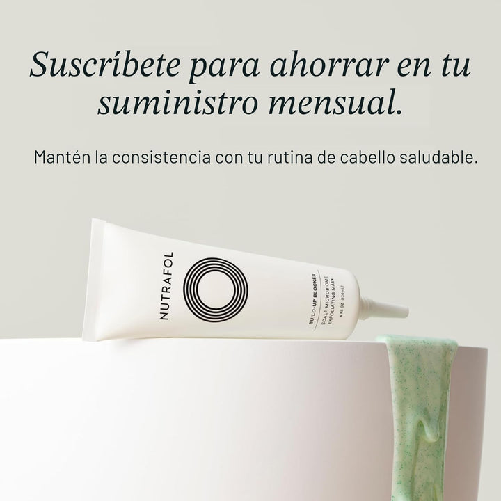 Nutrafol Máscara Exfoliante para el Cuero Cabelludo, Elimina la Acu...
