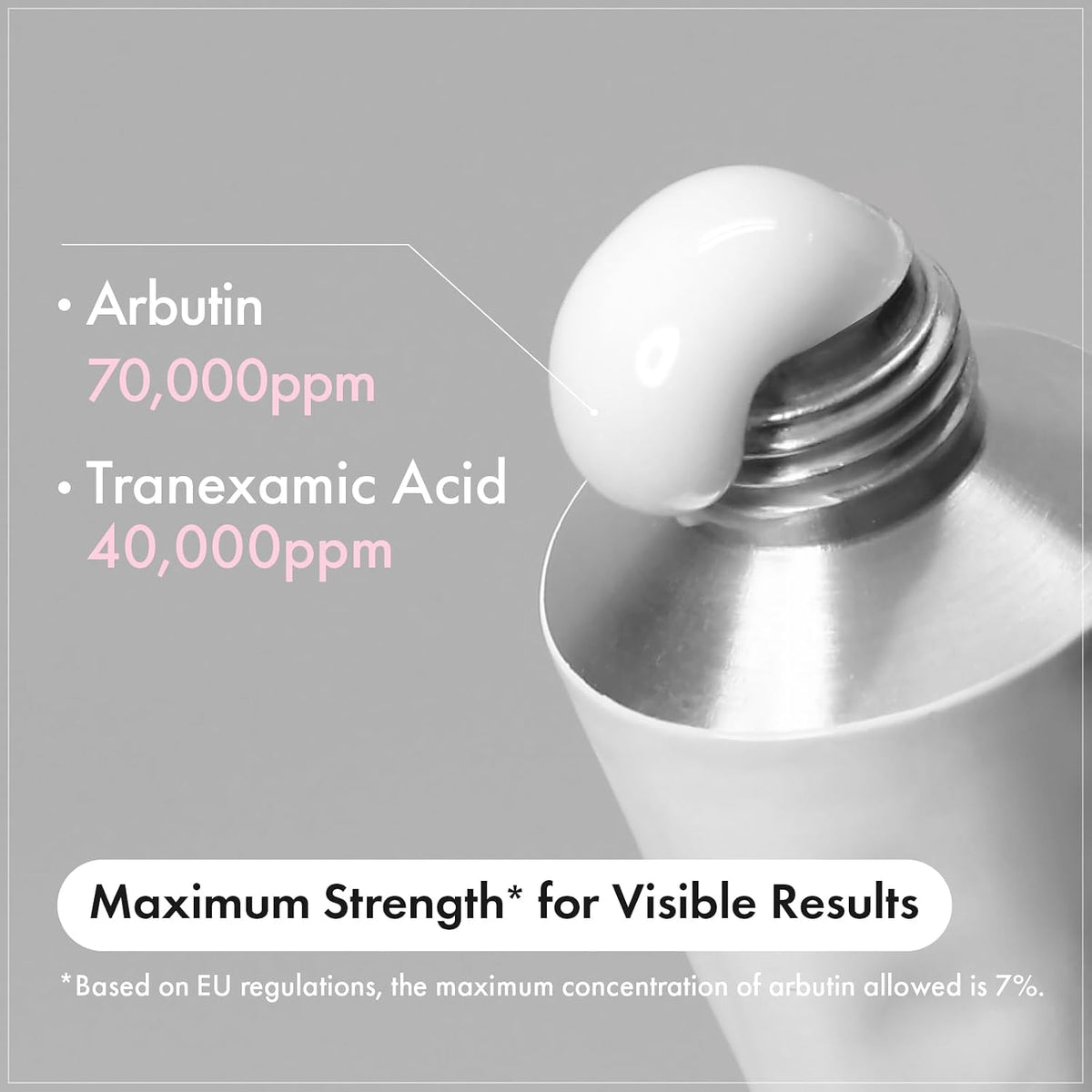 TOSOWOONG Arbutin 7% + crema de ácido tranexámico al 4%, 70,000 ppm...