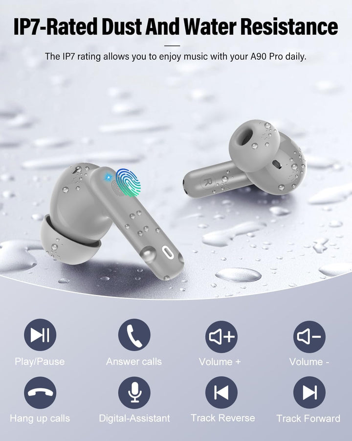 Btootos Auriculares inalámbricos, Bluetooth 5.4, estéreo de bajos,...